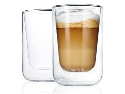 NERO termo sklenice na cappuccino 2 ks, Blomus