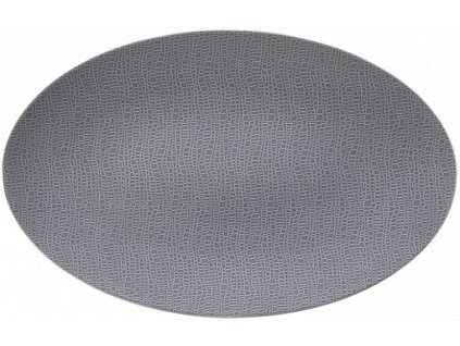 Seltmann Weiden Fashion Elegant Grey Oválný podnos 40x26 cm