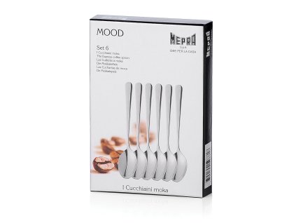 MOOD espresso lžička sada 6 kusů, Mepra