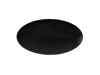 Fashion Glamorous Black Oválný podnos 33x18 cm, Seltmann Weiden