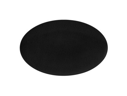 Fashion Glamorous Black Oválný podnos 40x26 cm, Seltmann Weiden
