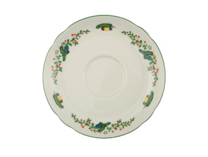 Malý čajový podšálek 13 cm MARIE-LUISE WEIHNACHTEN Seltmann Weiden