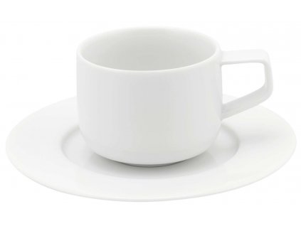 Vista Alegre SILKROAD WHITE Espresso šálek s podšálkem
