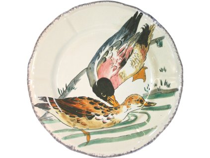 Gien GRANDS OISEAUX Dezertní talíř COLVERTS