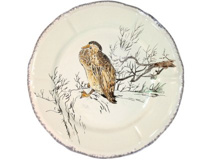 Gien GRANDS OISEAUX Dezertní talíř BERNACHE