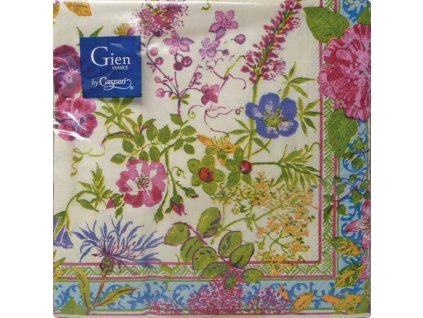8004CMICSE SERVIETTE COCKTAIL MILLEFLEURS