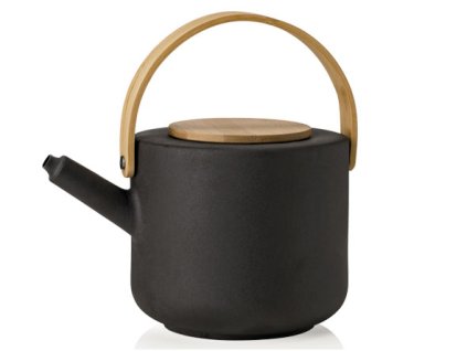 Černá čajová konvice, 1.25 l THEO, Stelton