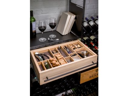 Atelier du Vin Dřevěný šuplík se sadou nástrojů na víno, L'Atelier du Vin