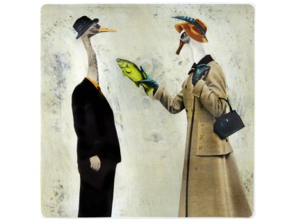 Čtvercový talíř alessandro lecis e alessandra panzeri 2I ILLUSTRADORES INTERNACIONAIS  Vista Alegre