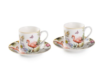 Jungle Espresso šálek s podšálkem sada 2 kusů, Lamart