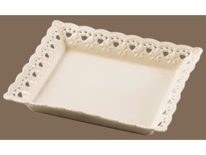 Crema Obdélníkový podnos 23 cm, Lamart