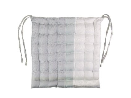 MILLE MATIERES Vapeur Polštář na židli s úvazem 38 x 38 cm
