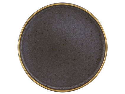 Casa Alegre Gold Stone Pečivový talíř bronzový