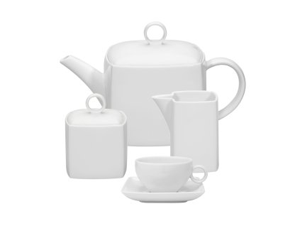 Čajová sada 15 kusů CARRÉ WHITE, Vista Alegre