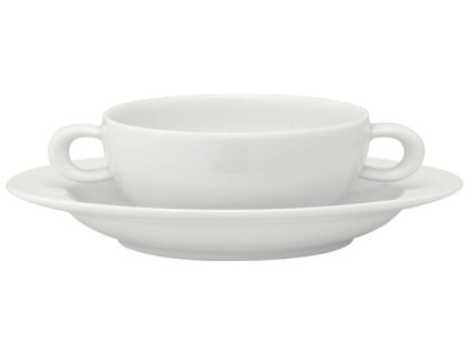 ORGANIC WHITE Polévkový šálek s podšálkem, Vista Alegre