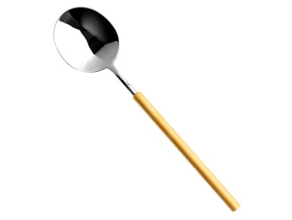 0034094 es domo handle mattgold colher sobremesa domo ourmate brilho