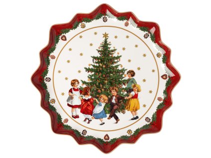 Villeroy & Boch Toy's Fantasy hluboký podnos na cukroví Saně