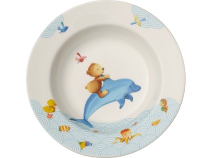 Villeroy & Boch Happy as a Bear dětský hluboký talíř