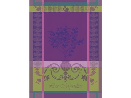 torchon myrtilles violet