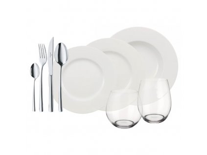 Villeroy & Boch Wonderful World White Základní sada pro 4 osoby 36 kusů