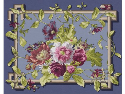 Beauvillé Arne La Nappe du Millenaire modrá prostírka 40x50 cm