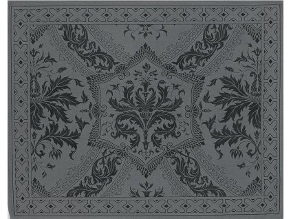 93671 1 prostirka topkapi 40x50 cm tmave seda beauville