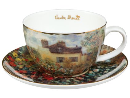 Čajový šálek a podšálek Monet Umělcovův dům, Goebel