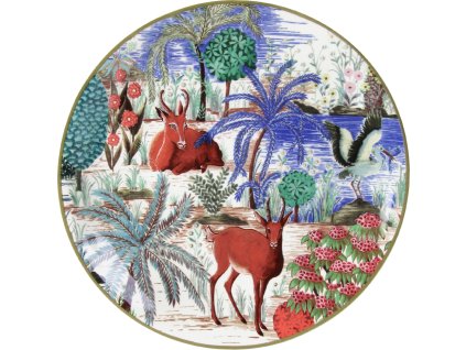 1853ACA101 Assiette canapes Antilope