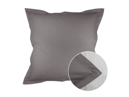 Povlečení na polštář OLANA ACIER, šedá  Garnier Thiebaut
