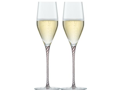 Zwiesel Glas Spirit Aubergine Sklenice na Champagne, 2 kusy