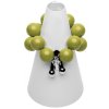Ballsmania Olivově zelený náramek GOLDEN OLIVE