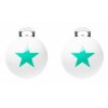 Ballsmania Klipsy STARS BIANCO VERDE ELETTRICO