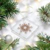 Ozdoba na stromeček čtvercová CRYSTAL INFINITY, Implexions