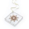 Ozdoba na stromeček čtvercová CRYSTAL INFINITY, Implexions