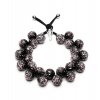 C206POP Collana PopBalls #BallsMania by MirtaBijoux Colore 002 Nera pioggia Malva&Vaniglia