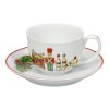 Vista Alegre CHRISTMAS MAGIC Sada 6 kávových šálků s podšálky