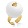 A100SYM #BallsMania by MirtaBijoux SymBalls Bianco Cuore Oro