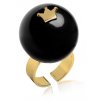 A100SYM #BallsMania by MirtaBijoux SymBalls Nero Corona Oro