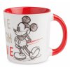 Egan DISNEY LIVE LAUGH LOVE Červený hrnek MICKEY 390 ml