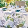 Ubrus JARDIN DE BRETAGNE BLEU, modrá, Garnier Thiebaut