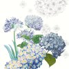 Ubrousek 53x53 cm JARDIN DE BRETAGNE BLEU, modrá, Garnier Thiebaut