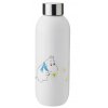 Stelton Keep Cool dětská termo-lahev na vodu MOOMIN bílá frost