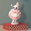 Seltmann Manufakturen Porcelánová figurka "Tanečnice v krajkových šatech - šeřík"