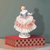 Seltmann Manufakturen Porcelánová figurka Tanečnice v krajkových šatech