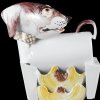 Seltmann Manufakturen Porcelánová fiurka  "Jezevčík na slunečnicovém poli"