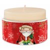 Svícen vánoční Santa Claus 8 x 4 cm, Egan  Egan