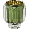 IHR GLASS CANDLE HOLDER green