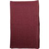 Běhoun 45x150 cm LINEN UNI, tmavá červená  IHR