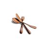 Sada příborů COCCODRILLO ICE BRONZE, matná bronzová  Mepra