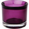 IHR GLASS CUP lilac skleněný svícen na čajovou svíčku 6.5x5.5 cm